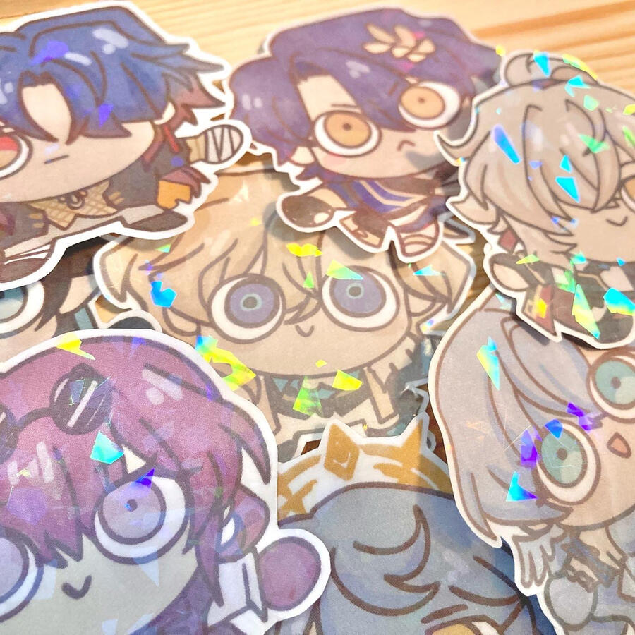 Honkai Star Rail Sillies Holographic Stickers