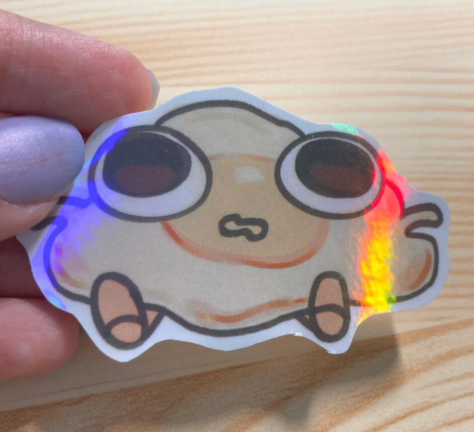 Egg Sticker Holographic Sticker